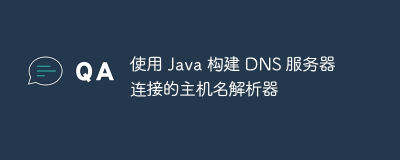 Java实现DNS解析器教程详解