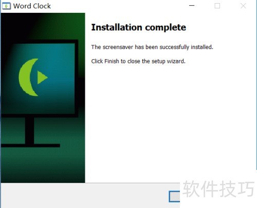 WordClock屏保设置教程