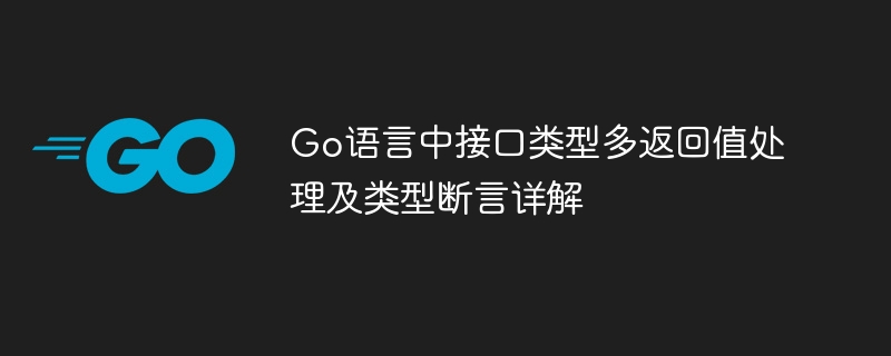 Go语言中接口类型多返回值处理及类型断言详解
