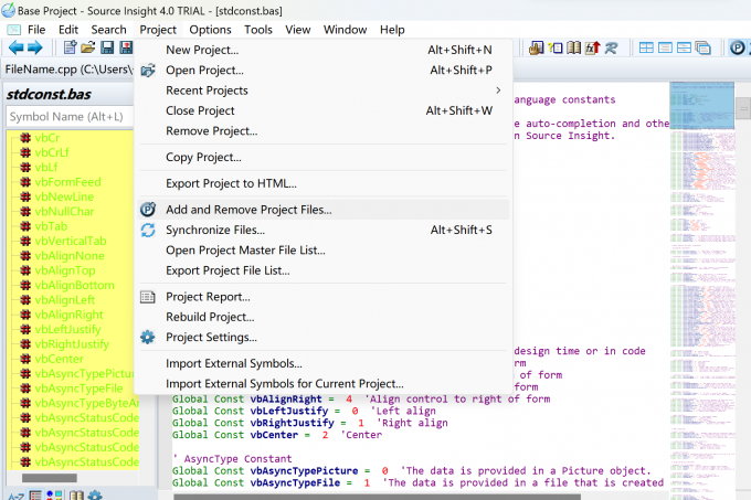 source insight如何加入项目?source insight加入项目的方法