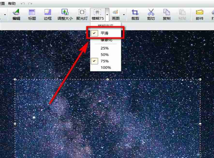 FastStone Capture怎么虚化图片