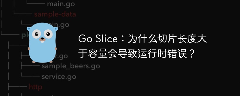 Go切片超出容量会报错吗？