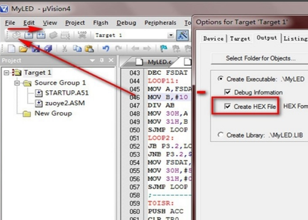 keil c51怎么编写c语言?keil c51编写c语言的操作步骤