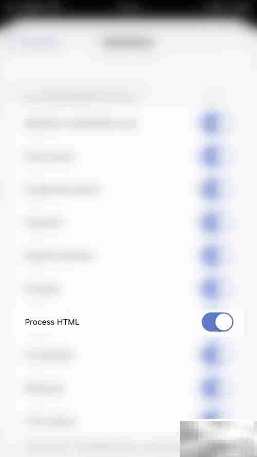 关闭Drafts中Process HTML方法