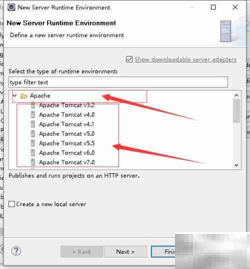 Eclipse中启动Tomcat教程