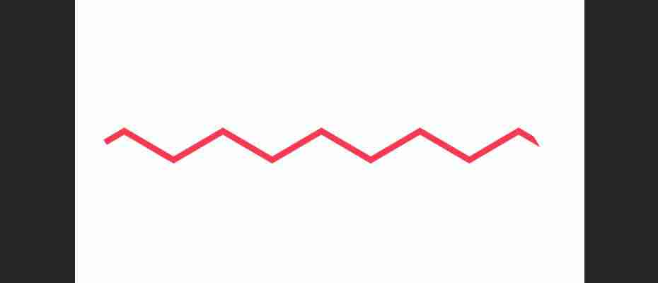 ps怎么画直角波浪线