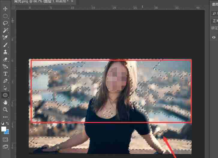ps怎么调亮背光图片