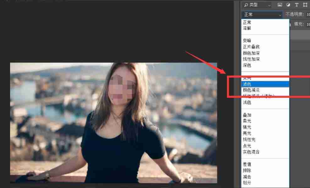 ps怎么调亮背光图片