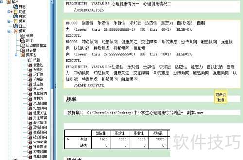 SPSS界面功能详解与使用技巧
