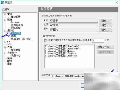 RealPlayer更改临时文件路径
