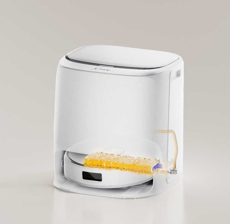 云鲸活水履带洗地机器人J6系列全新上市,重新定义中端旗舰标杆