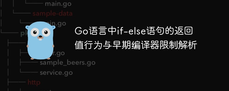 Go语言if-else返回值使用详解
