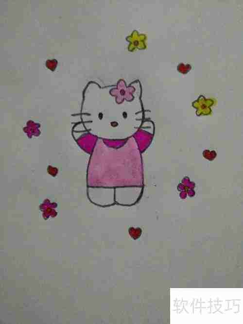 画可爱Hello Kitty，轻松上手