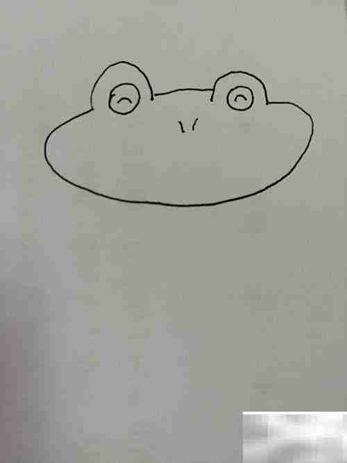 大眼睛小青蛙绘画教程