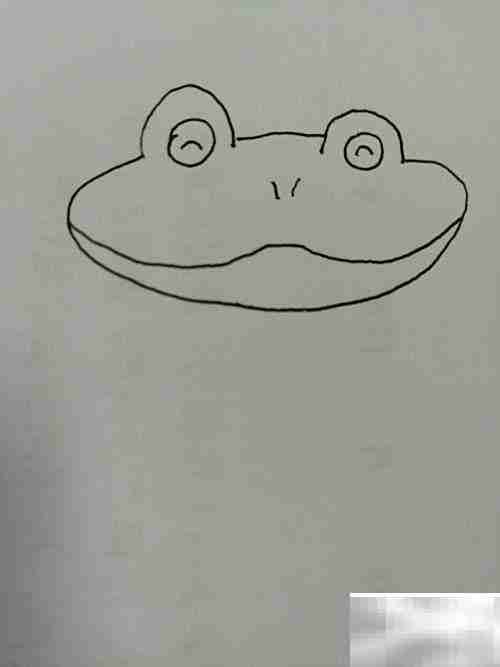 大眼睛小青蛙绘画教程