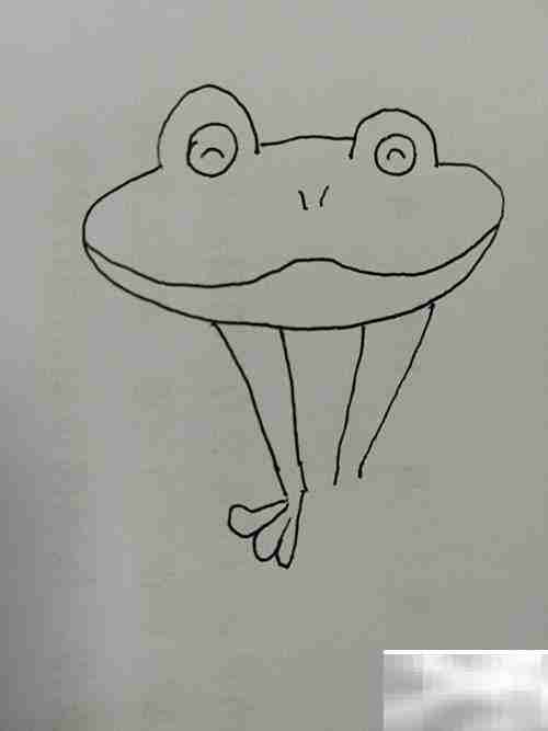 大眼睛小青蛙绘画教程