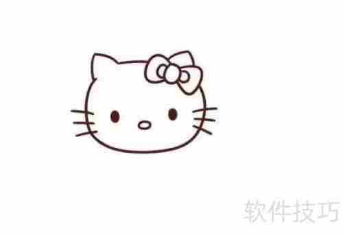 Hello Kitty简笔画步骤