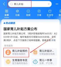 国家育儿补贴申请入口及流程详解