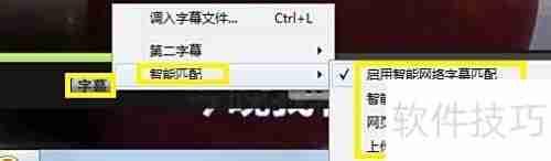 射手播放器加载字幕方法