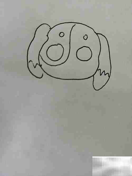 大眼睛小狗绘画教程