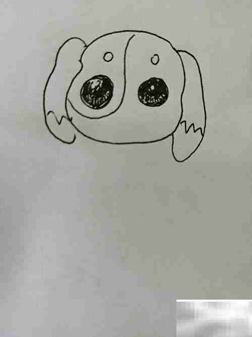 大眼睛小狗绘画教程
