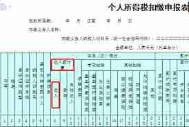个人所得税专项扣除如何申报填写