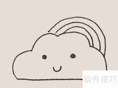 彩虹云绘画技巧