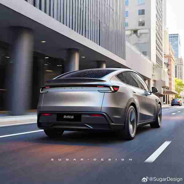 廉价版特斯拉Model Y外观设计提前看 有望15万起售？