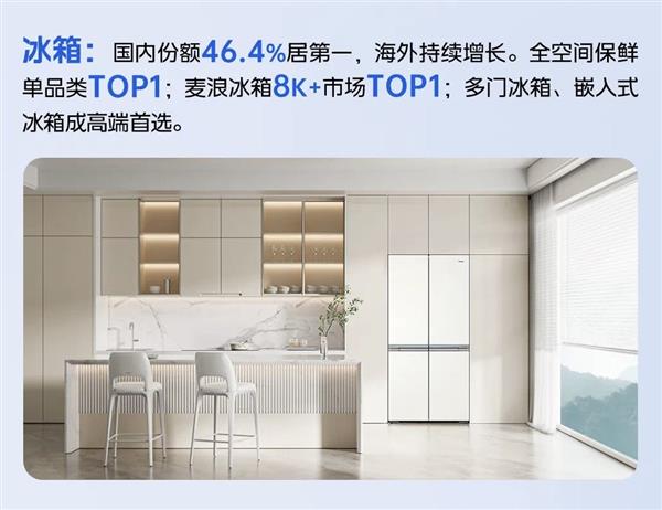 海尔冰箱H1销量暴涨46.4%市场份额谁被吃？