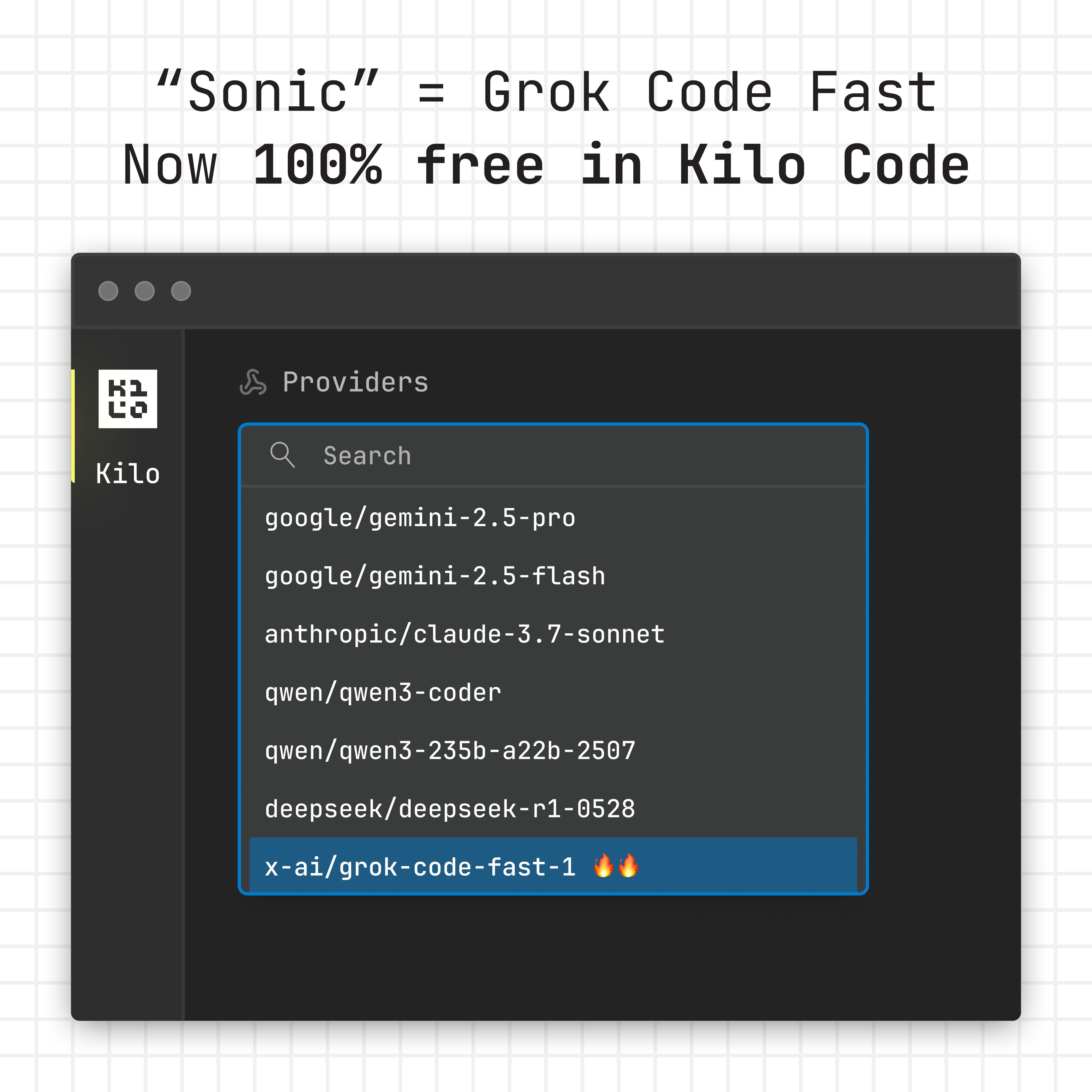 xAI 发布编程模型 Grok Code Fast 1,限时免费使用一周