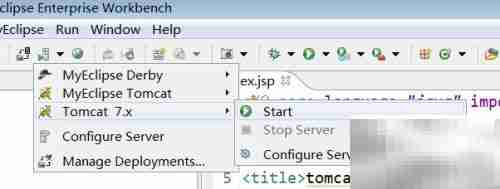 Tomcat设置默认项目方法
