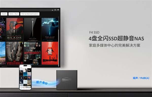 铁威马F4SSDNAS引领数据新趋势