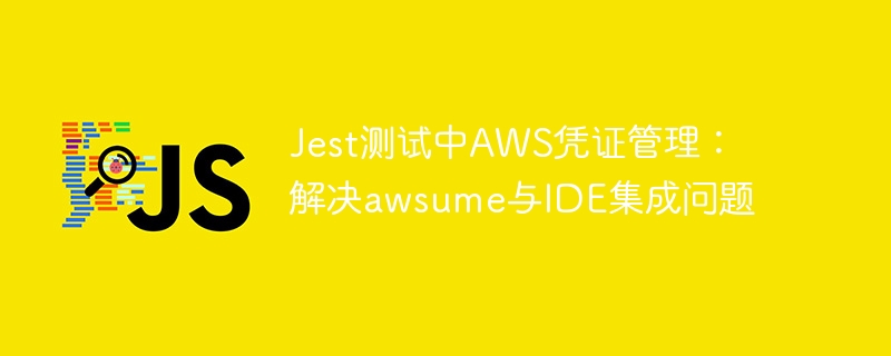 Jest测试中AWS凭证管理：awsume与IDE集成方法