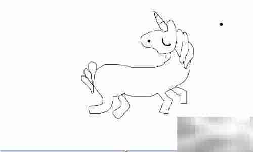 梦幻独角兽手绘教程