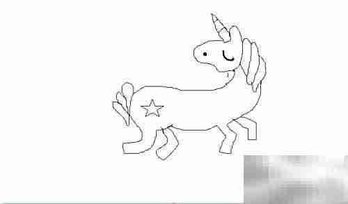 梦幻独角兽手绘教程