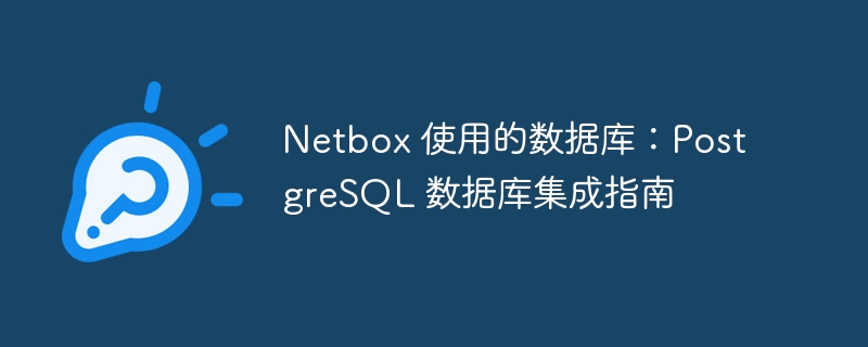 Netbox 使用的数据库:PostgreSQL 数据库集成指南