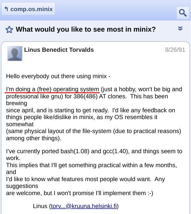Linux34岁生日快乐！