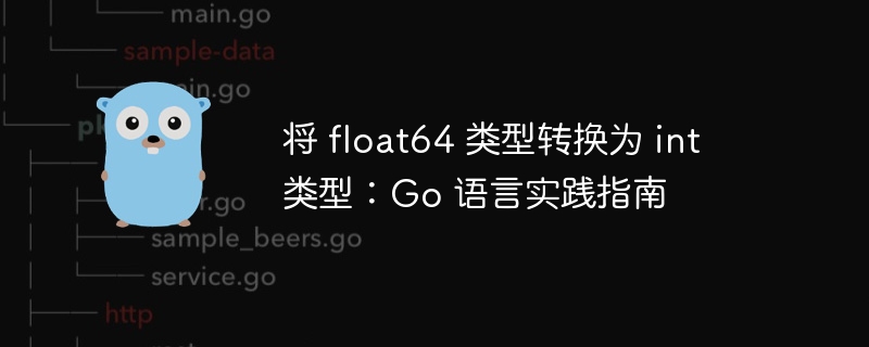 将 float64 类型转换为 int 类型：Go 语言实践指南