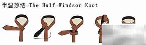 打领带图解：简单五步学会