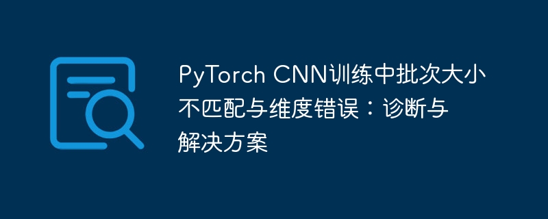 PyTorchCNN批次大小问题解决指南