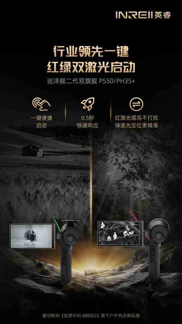 640旗舰级画质!英睿巡洋舰二代PH35+领跑热成像赛道