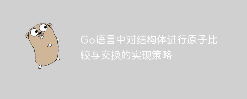 Go结构体原子比较交换技巧