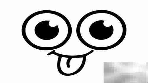 卡通大眼简笔画教程