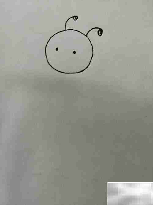 大眼睛小蚂蚁绘画教程