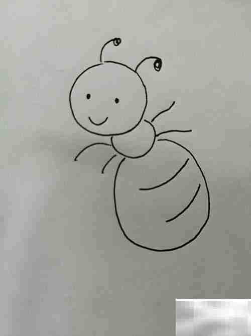 大眼睛小蚂蚁绘画教程