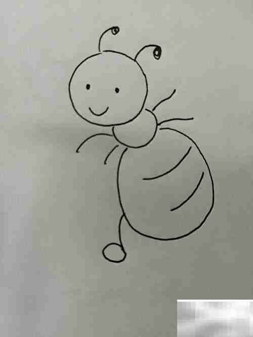 大眼睛小蚂蚁绘画教程