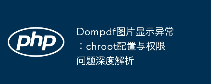 Dompdf图片显示异常:chroot配置与权限问题深度解析