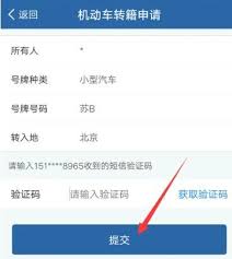 交管12123车牌平移操作教程