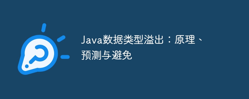 Java数据溢出原因及防范技巧