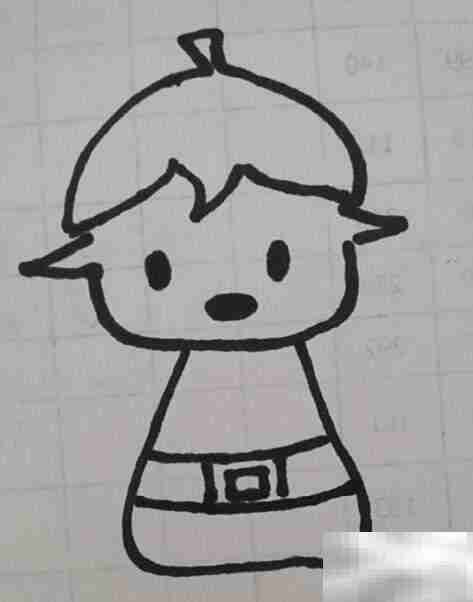 小精灵简笔画教程